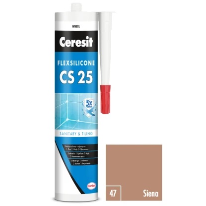Silikón Ceresit CS 25 siena 280ml